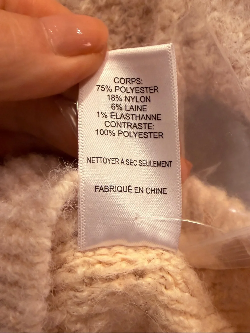 ASTR Women’s Cream Cottagecore Boucle Knit Button Front Sheer Dramatic Bow XS - Picture 9 of 11